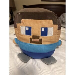 Mattel Mojang Minecraft Steve Stuffed Animal Plush Toy 10" (Abby)